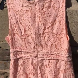 Forever 21 | Dresses | Forever 2 Peach Lace Dress Junior Size Large |  Poshmark
